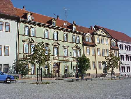 Deutschland Thüringen Bad Frankenhausen  Marktplatz