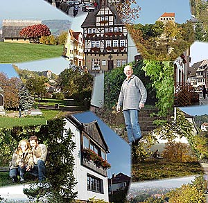 Pension Schönblick in Bad Frankenhausen Kyffhäuser Thüringen Deutschland mit kostenlosem Internetzugang, Fahrradverleih, Frühstück, ruhig, nicht weit zum Harz